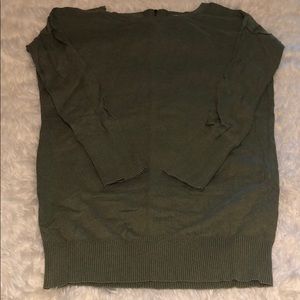 Between Me & You Zip-Back Sweater SZ XS